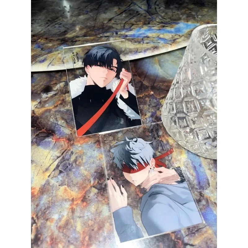 2Pcs/Pack Alien Stage Anime Group Photo Card Ivan Till Transparent Cards Collection Ornament Kids Freinds Gift Creative Cosplay