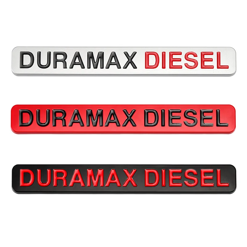 

Duramax Diesel Metal Emblems Badges Car Stickers for Chevrolet Silverado ZF6 SPEED EFI LIVE GMC Sierra Allison Transmission Aveo