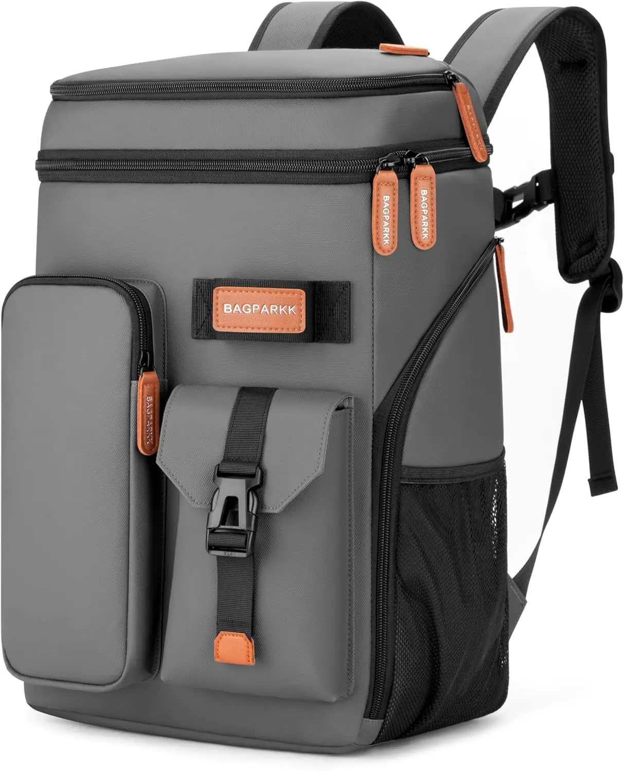 

BAGPARKK Insulated Cooler Backpack,33/45 Cans Multifunctional Double Deck Leakproof Cooler Bag with Sternum Strap,Large Capacity