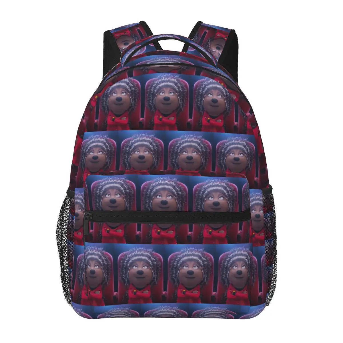 Ash Sing Movie Backpacks Boys Girls Bookbag Students School Bags Cartoon Laptop Rucksack Shoulder Bag Large Capacity