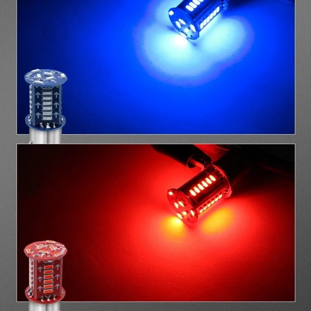 5pcs New Practical Strobe Flash High Quality ABS Auto Turn Signal Lamp Replacement 1157 LED Bulbs Car Tail Brake Light