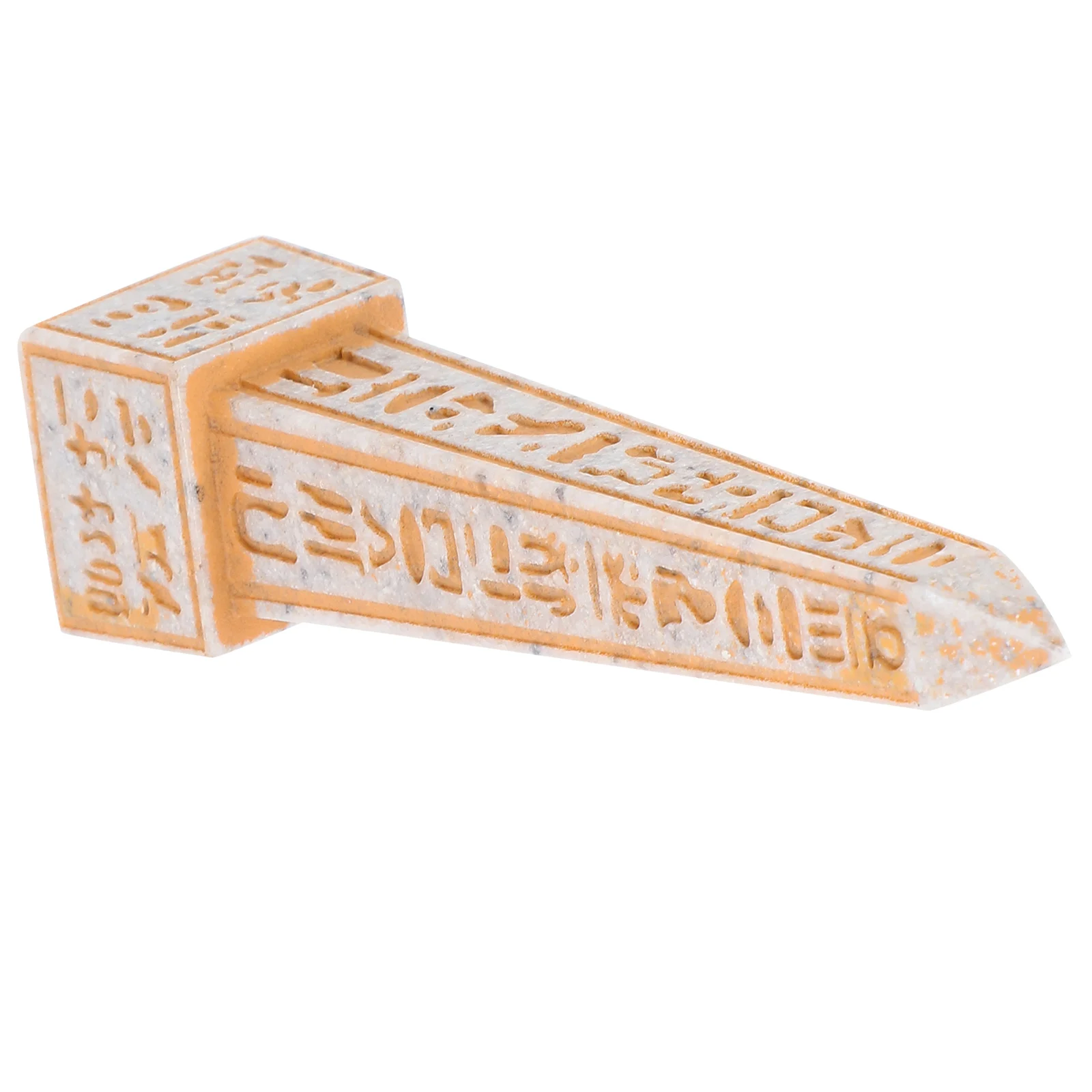 1 PC จิตวิทยาทรายตารางโบราณ Obelisk เสารุ่น Figurine Tower Home Decor Miniature รายละเอียด