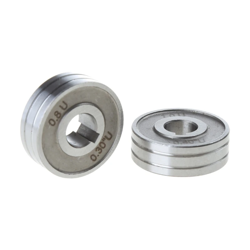 Professional MIG Wire Feed Roller Wheel V KNURLED Guide Feeder Welding 0.6/0.8/1.0mm Industrial Grade Roller