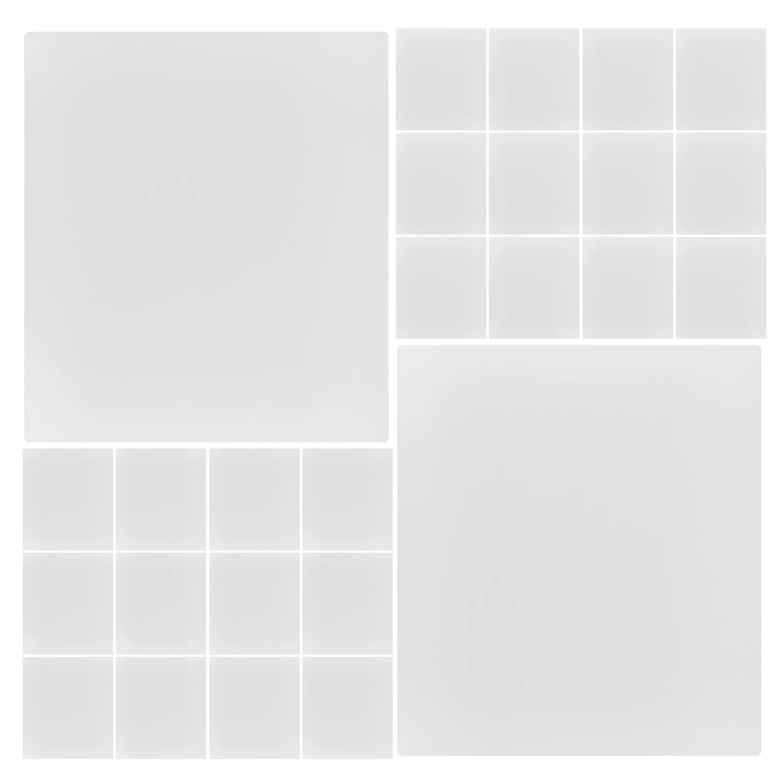 30Pcs Transparent PVC 3D Pen Heat Resistant Tracing Pad DIY Craft Reusable Drawing Board 7x8 Inch Creative Art Tool for 3D
