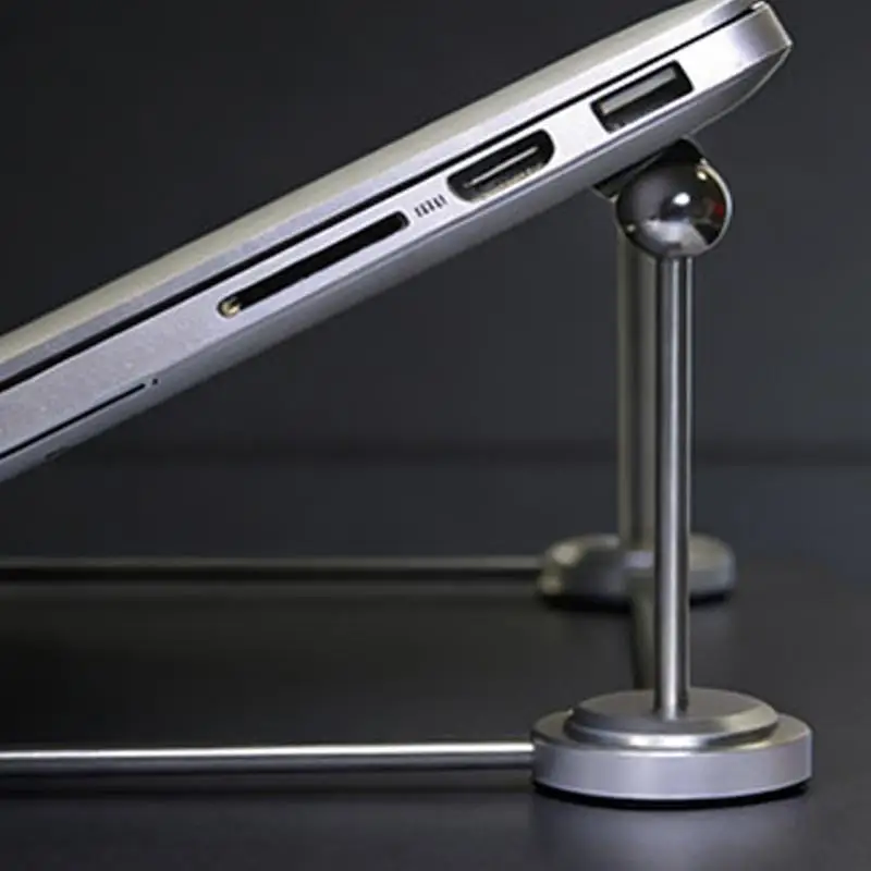 652F Lightweight Laptop Stand Metal Adjustable Height For Comfortable Typing Viewing Computer Holder Replacement