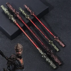 Game Chinese Mythology Black Myth WuKong Weapon Keychain Golden Cudgel Keyring Pendants Keychains for Men Bag Accessories Gift