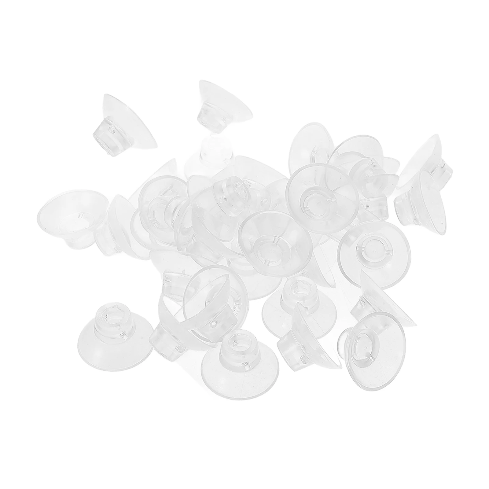 

50pcs Feeder Fish Suction Cup Holder Suction Cups Aquarium Fixed Holder Fish Tank Feeder Sucker For Tank Accessories 28mm