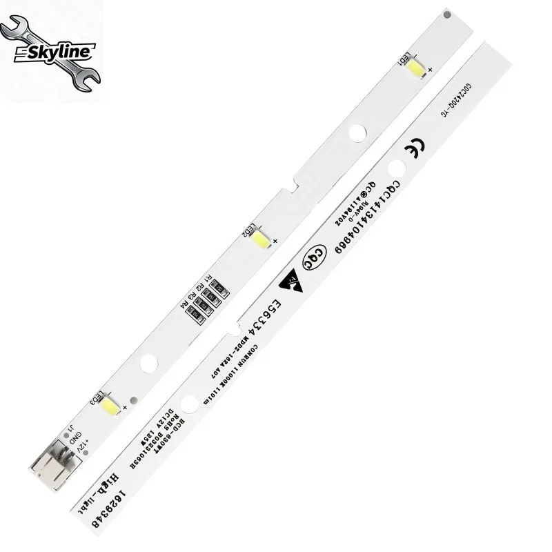 Applicable To RONGSHENG/HISENSE BCD-630WT Refrigerator 1629348 DC12V 1.25W  2PCS MDDZ-162A A07 LED Strip Light