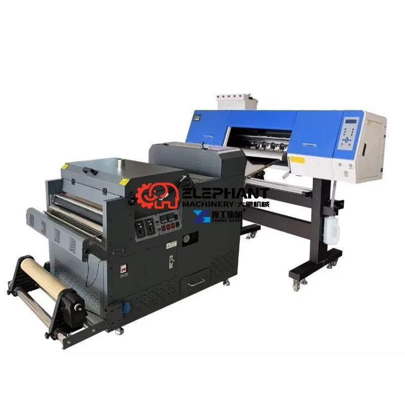 Hot Sale S7070 Digital DTF A1 Printer 60CM Head Multicolor Automatic Inkjet Roll-to-Roll PET Film Powder Shaking