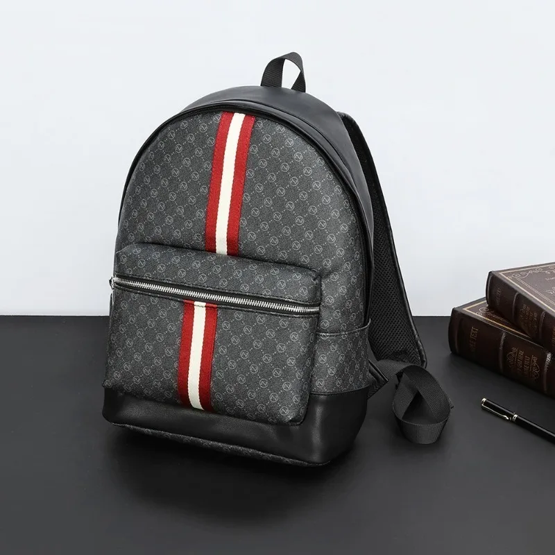 

Модный рюкзак, мужские рюкзаки с буквенным принтом, роскошные полосатые 13-дюймовые рюкзаки для ноутбука, водонепроницаемые дорожные сумки большой емкости