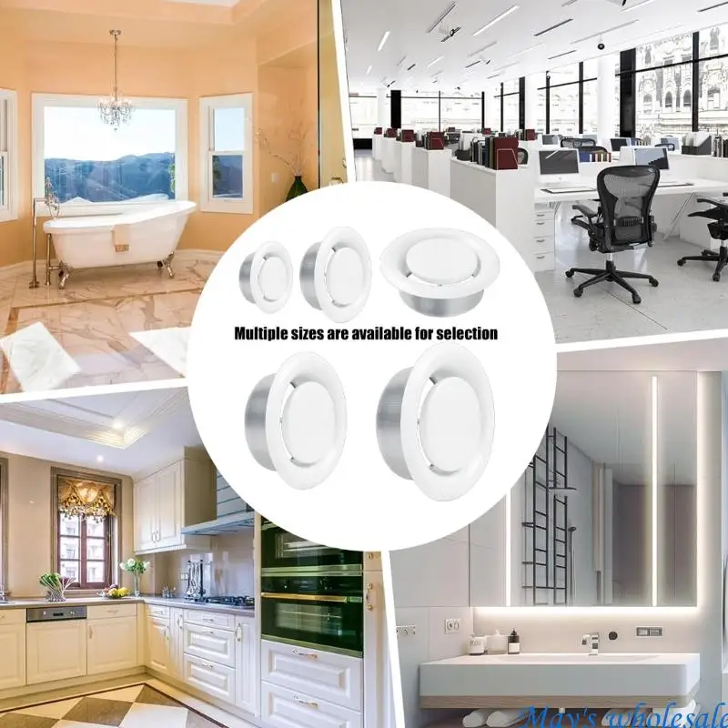 Quiet Ventilation Diffuser with Integrated Spume Insulation for Low Noise and Throb Reduction in Indoor Sectors 448A