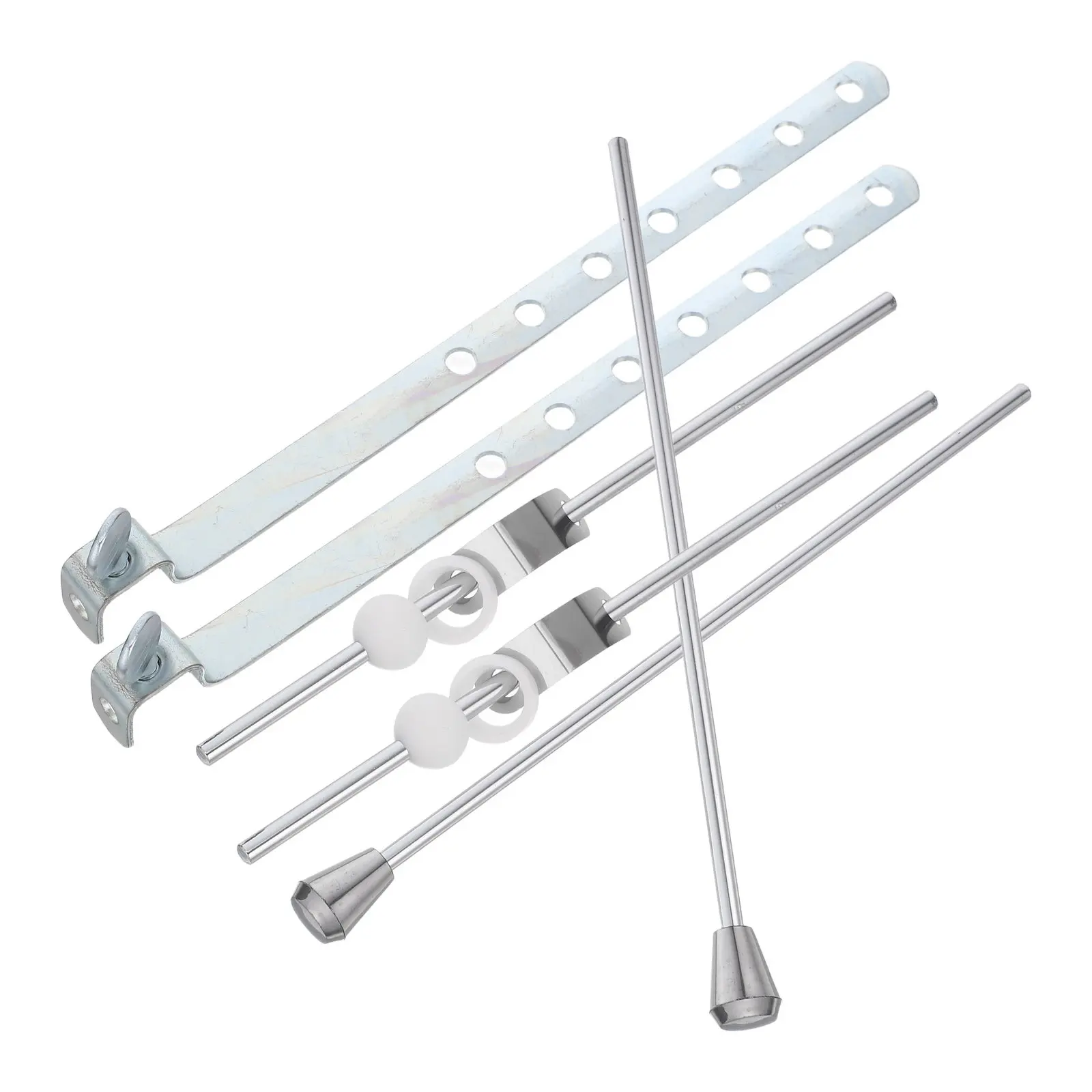 2Sets Bathroom Sink Drain Lift Rods Replacement Pivot Rod Assembly Pop Up Drain Stopper Lever Kit Sink Repair Parts Home Hotels view 6