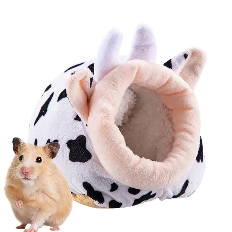 Guinea Pig Hideout Removable Nest Cage Christmas Hamster Guinea Pig Hideouts Indoor Outdoor Winter Sleeping House Pet Supplies