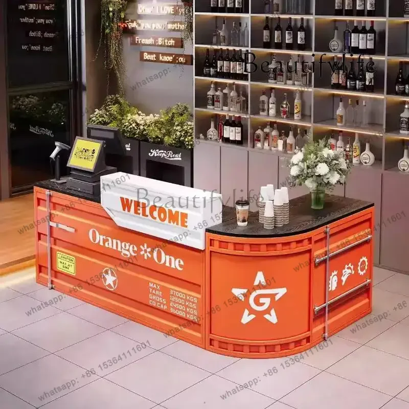 

Storage Front Desk Reception Counter Boutique Beauty Salon Reception Desks Modern Business Mostrador Recepcion Office Furnitur