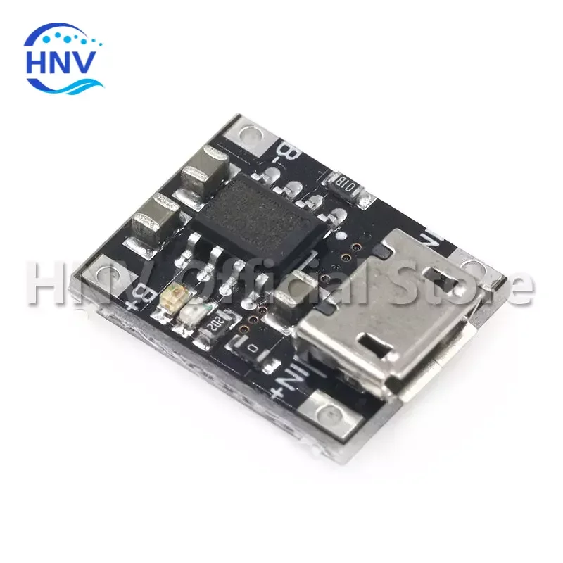 10PCS Single Cell Lithium Battery Charging Charger Module 1A 5V-6V 4.2V TC4056 TC4056A Micro USB Power Supply Board TP4056