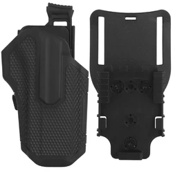 Tactical Universal Gun Holster QLS Quick Release System Pistol Holster with Quick Pull for 2.5 inch Hunting Belt Gun Case G17