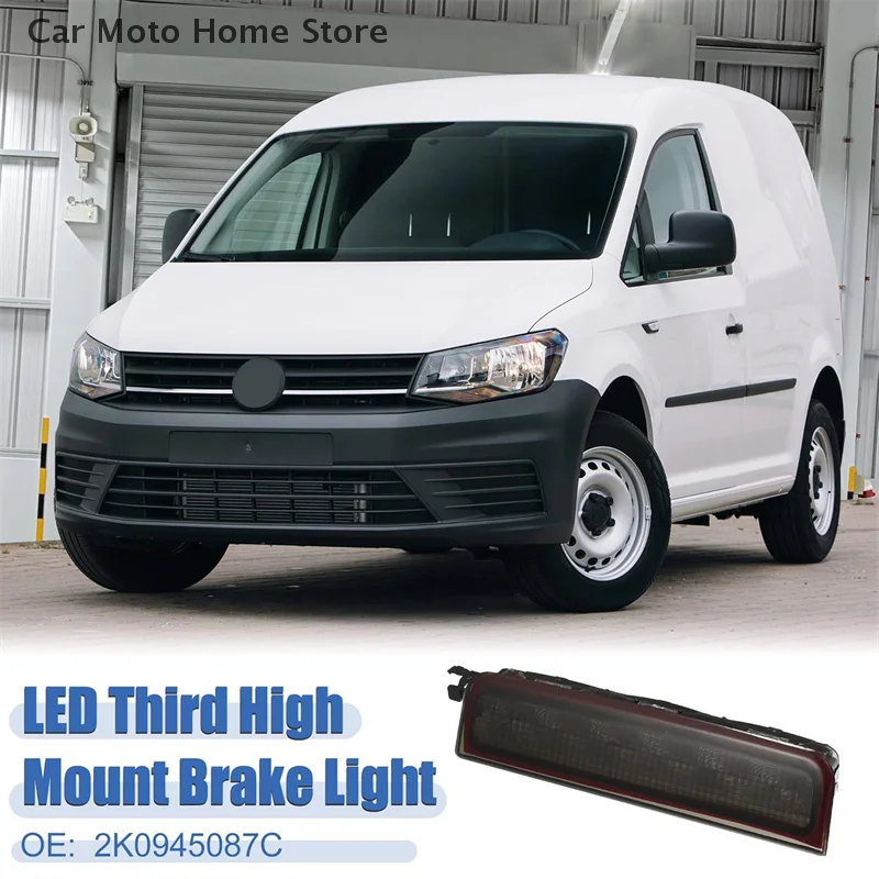 

【DM】2K0945087C LED High Brake Stop Light Rear Brake Signal Third Tail Lamp Black Lens For VW Caddy MK3 BOX ESTATE 2004-2015