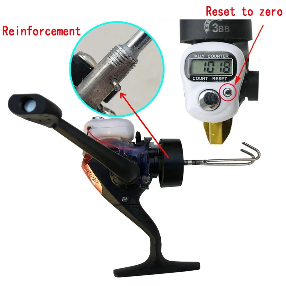 Band Powered  Winder Rubber Band Model  Winder Cable Winder Competition Tool Belt Automatic Counting