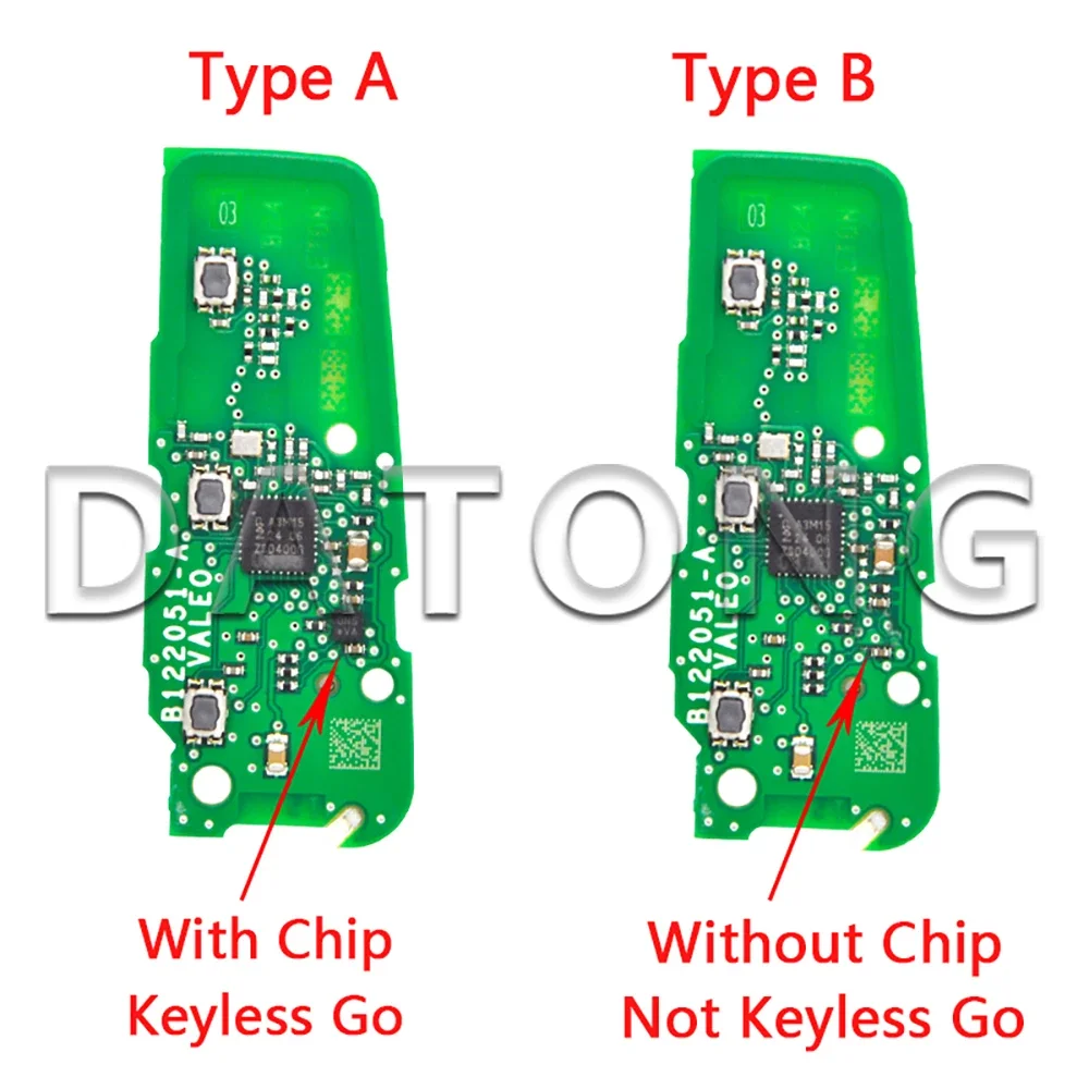 World Car Remote Control Key Datong For Peugeot 508 5008 2020 2021 4A HITAG AES IM3A NCF29A1M 433.92MHz Original Promixity Card