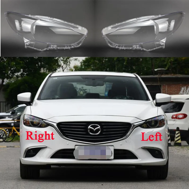 

For Mazda 6 Lights covr 2017-2019 Transparent Shade Mask Headlight Cover Lampshade Headlamp Shell Plexiglass Auto Replacement