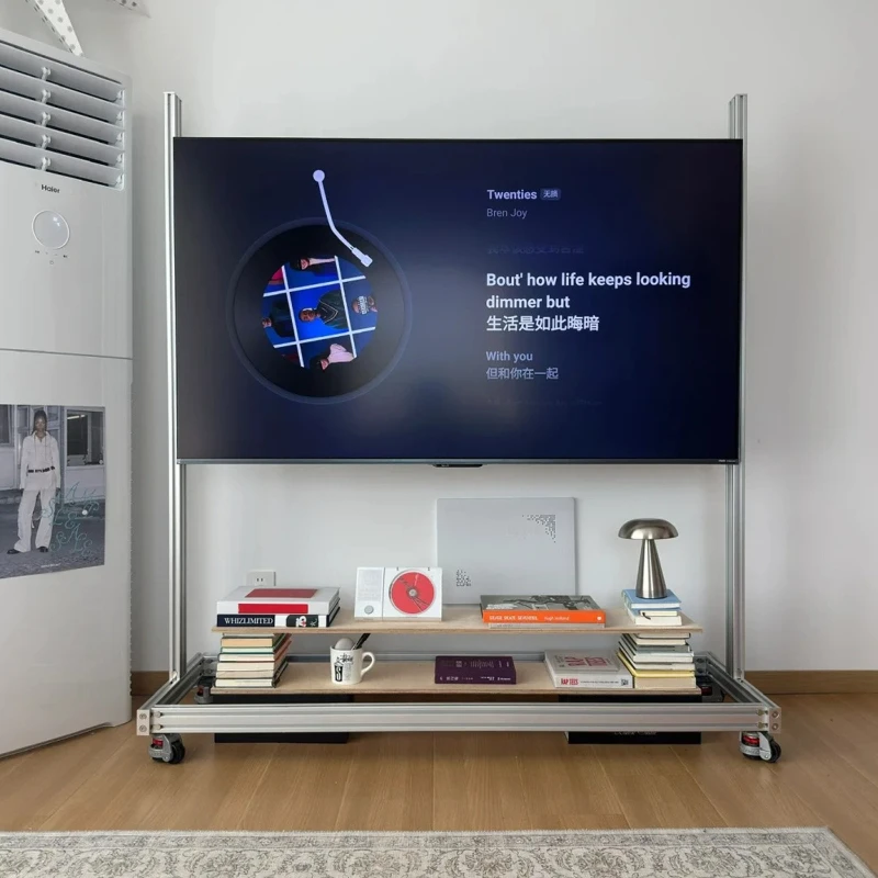 

Multifunctional TV cabinet, living room and bedroom removable TV stand