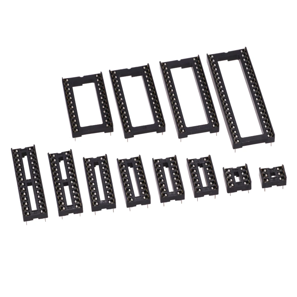 10PCS IC Sockets 2.54MM DIP6 DIP8 DIP14 DIP16 DIP18 DIP20 DIP28 DIP40 Pins Connector DIP Socket 6 8 14 16 18 20 24 28 32 40 pin image 5