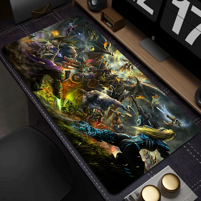 

Large Gaming Mouse Pad Dota 2 HD Print Keyboard Mousepad Gamer Locking Edge Computer Mouse Mat Anime Non-Slip Game Keyboard Pads