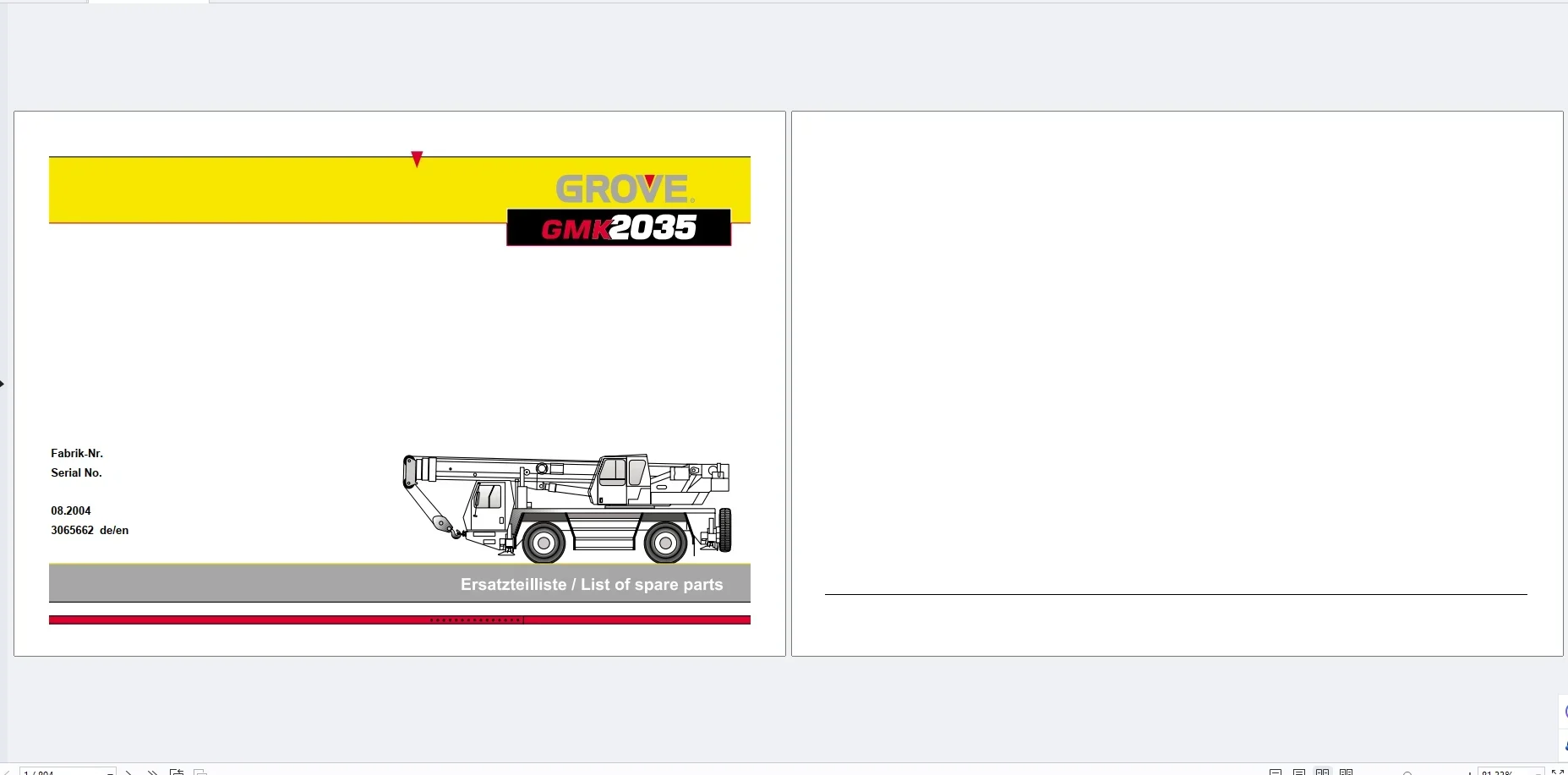 AutoDVD2 Grove Crane 2024 72.1 Gb Collection Parts Manual PDF