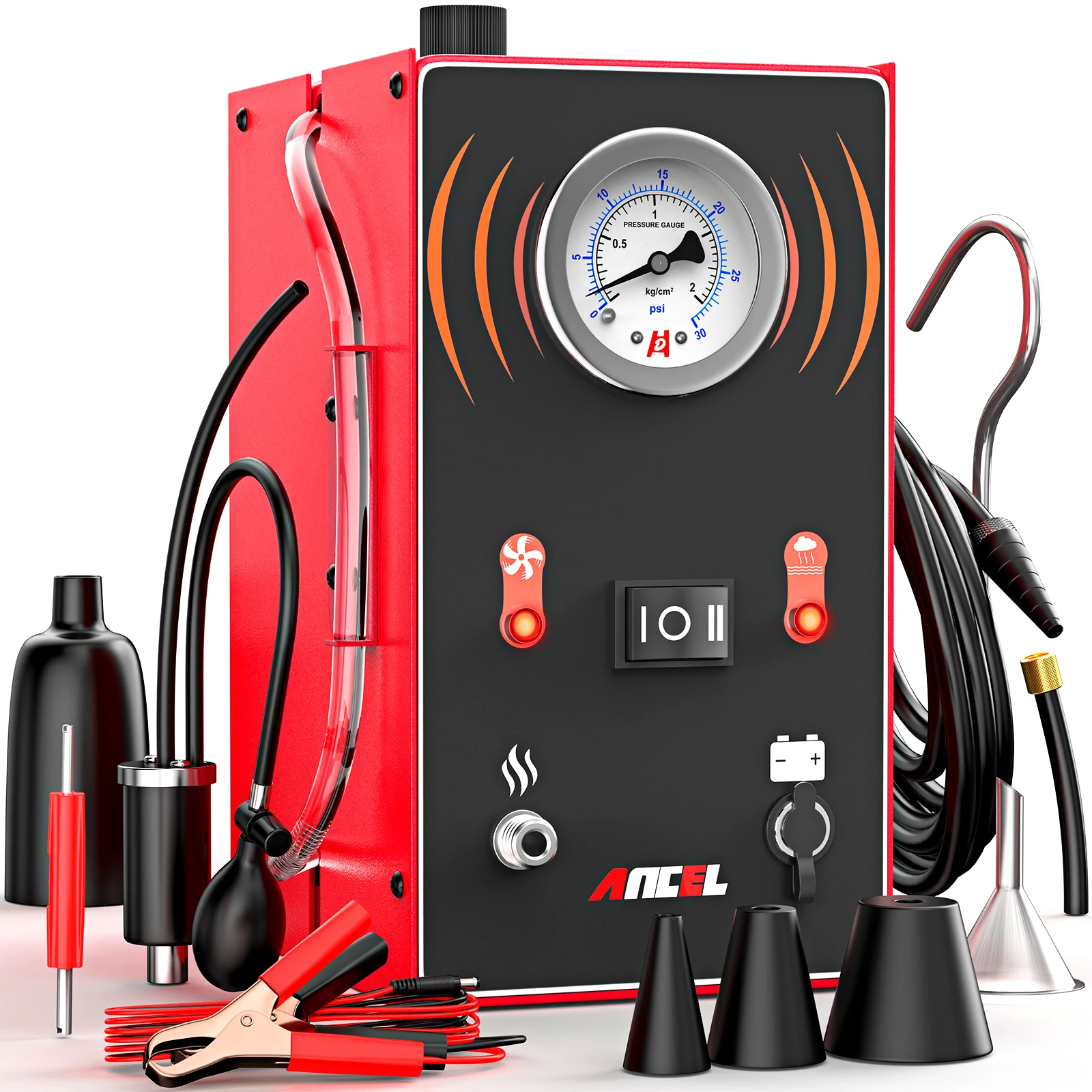 

ANCEL S200 Car Smoke Leak Detector Oil Pipe Leaks Analyzer Tester Evap Smoke Machine Gas Leakage EVAP System Diagnostic Tools