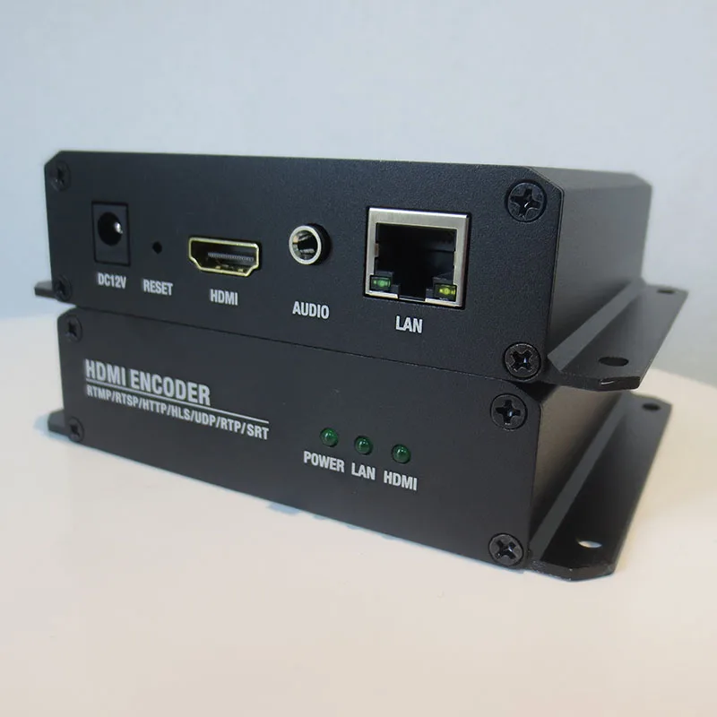 1-Ch 4K H265 HDM I Video Streaming SRT Media Encoder for Live Facebook Youtube