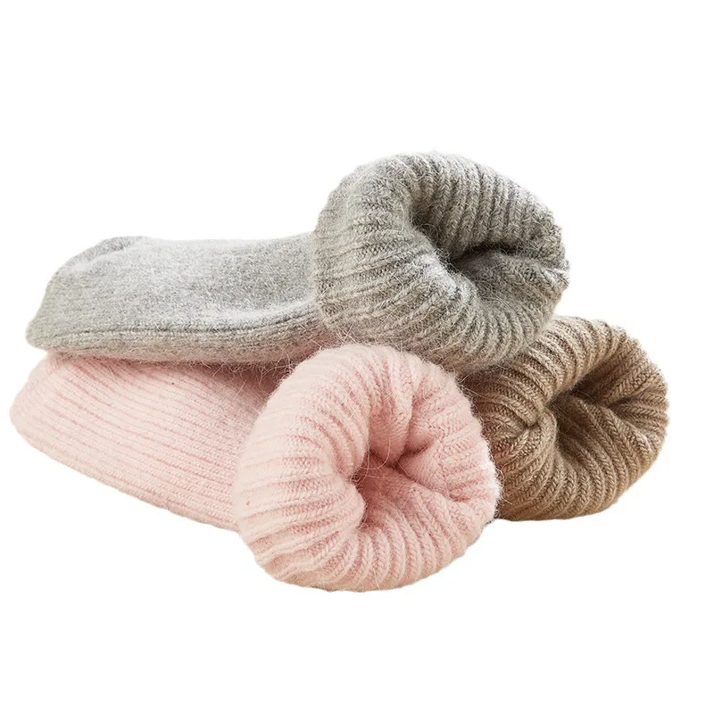 Sock Leisure Ankle Crew Fuzzy Rabbit Wool Women Winter Thickened Warm Fleece mid-calf Super Thick Cashmere Winter B2W40