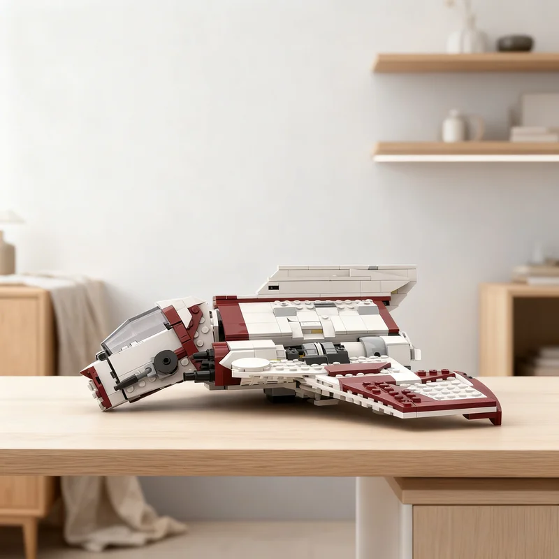 778pcs MOC Republic Nu-Class Attack Shuttle - + Alternative Star Battle Model Building Blocks Christmas Gift Education Birthday
