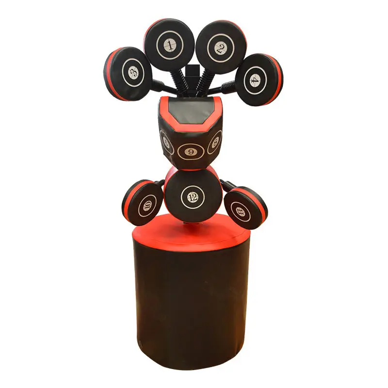 

Fitness Wholesale Adjustable Boxing Mitts Single Stand Station Fitness Equipment Boxing Target Boxing Punching Bags