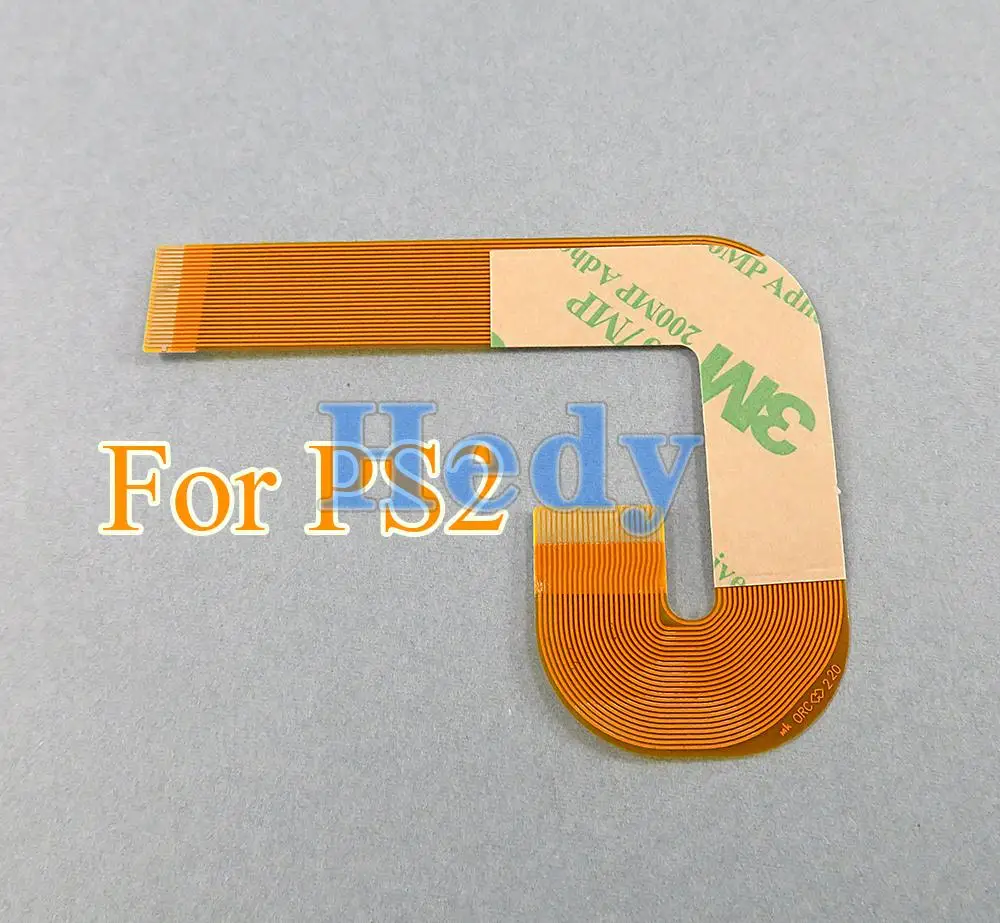 2Pcs Flex สายริบบิ้นแบนแบบยืดหยุ่นเลเซอร์เลนส์การเชื่อมต่อ9W 90000สำหรับ Playstation 2 PS2คอนโซล7W 70000