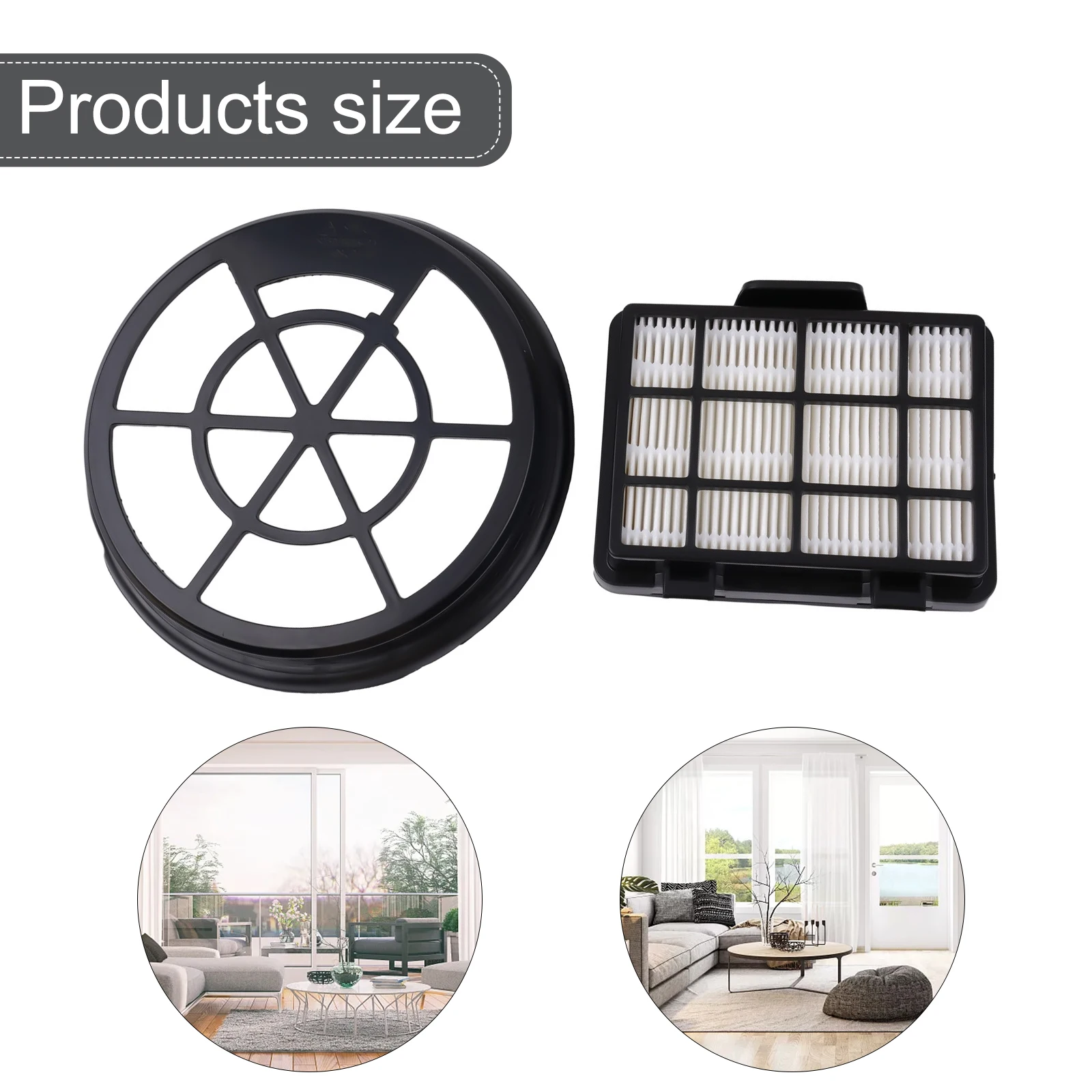 Replaceable RHFILTCV1611 Filters for Russell Hobbs RHCV1611 Compact XS Cylinder Vacuum Enhance Cleaning Performance