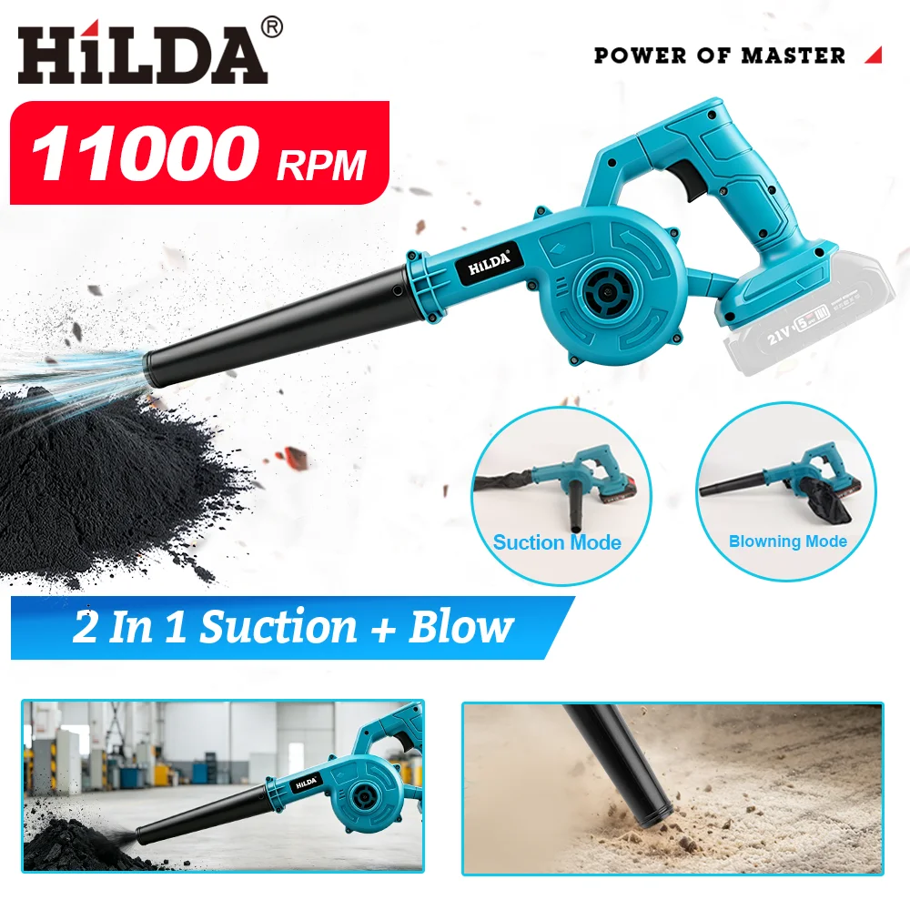 HILDA Air Blower Dust Blower 1000W Computer Cleaner Electric Air Blower Dust Blowing Dust Computer Dust Collector Blower