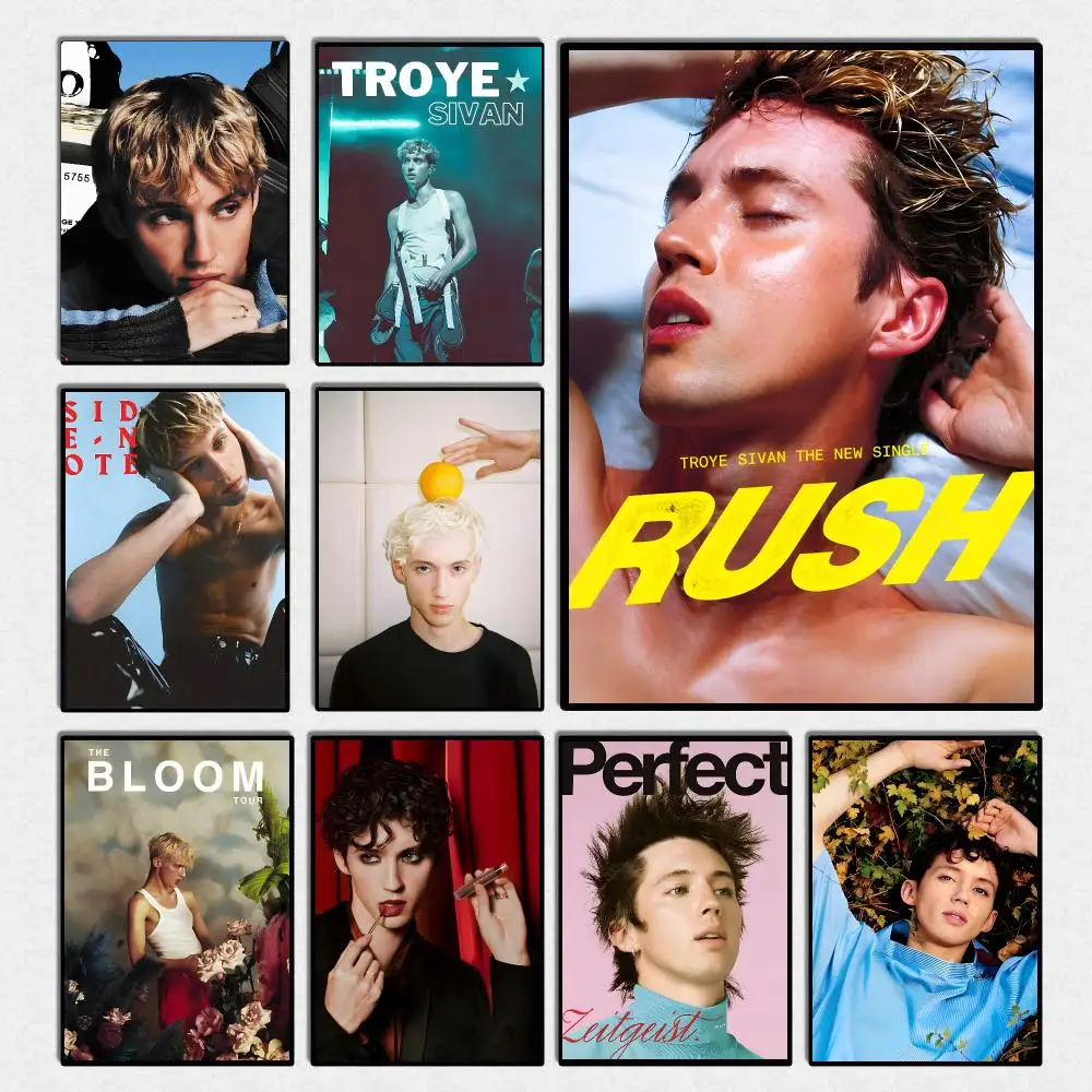 Singer T-Troye Sivan Poster High Quality Wall Art For Home Office Bedroom Living Room Hallway Bar Perfect Gift Idea