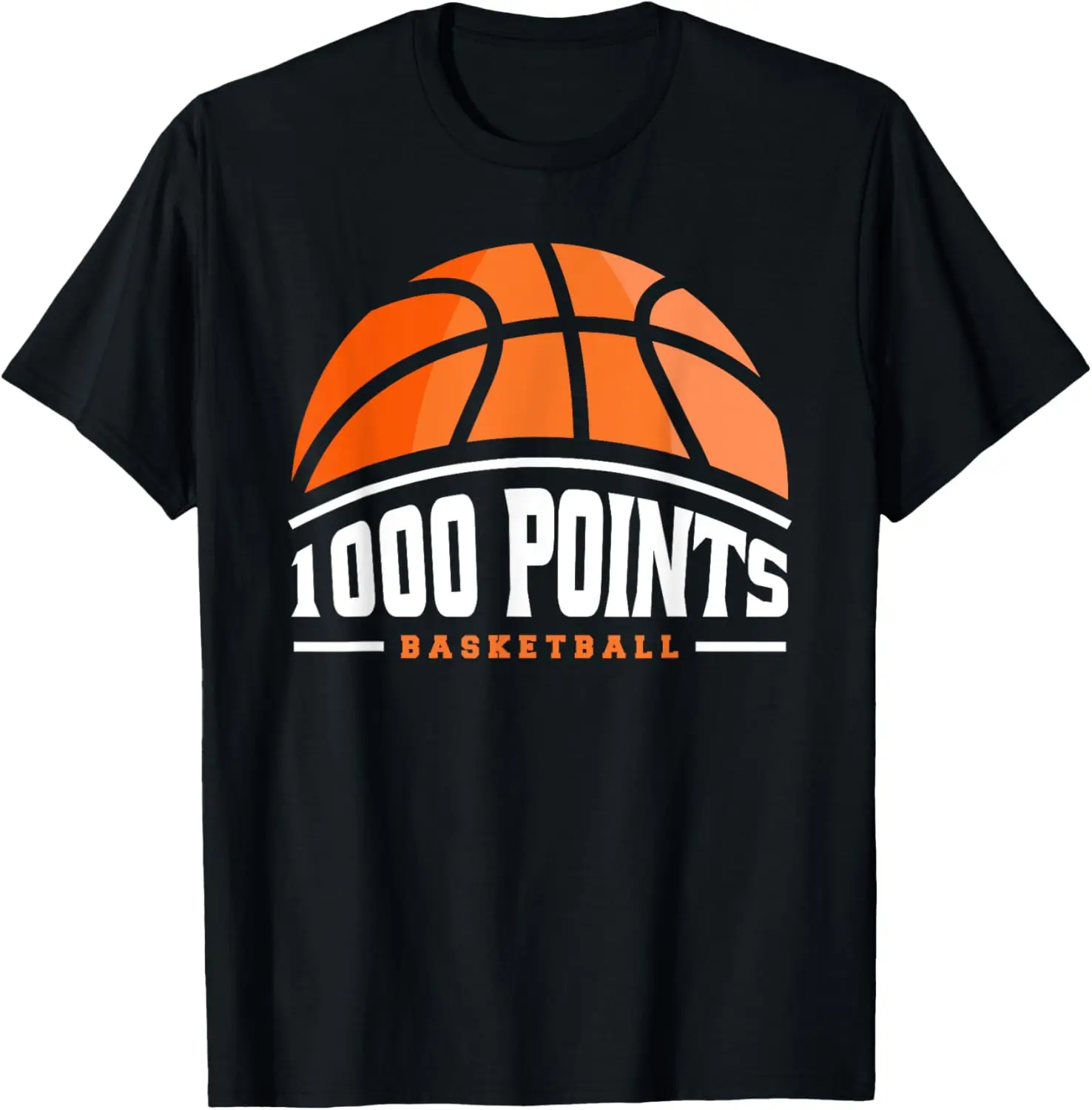 1000 Points Basketball Scorer High School Basketball Player T-Shirt