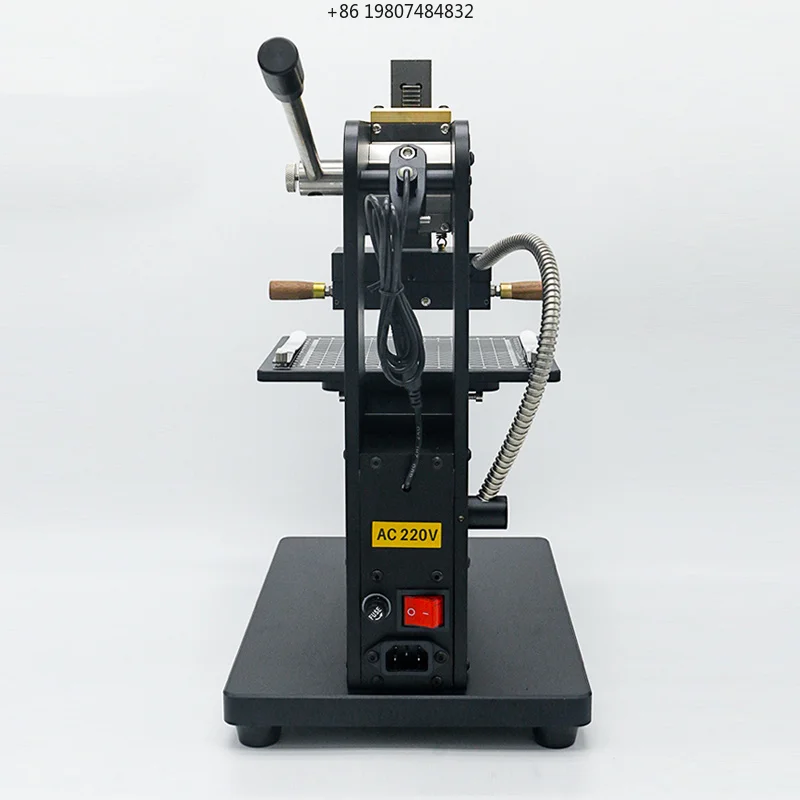Manual Leather Creasing Machine, Digital Hot Stamping LOGO Embossing Heat Press, for Markings, Aliexpress Hot Selling