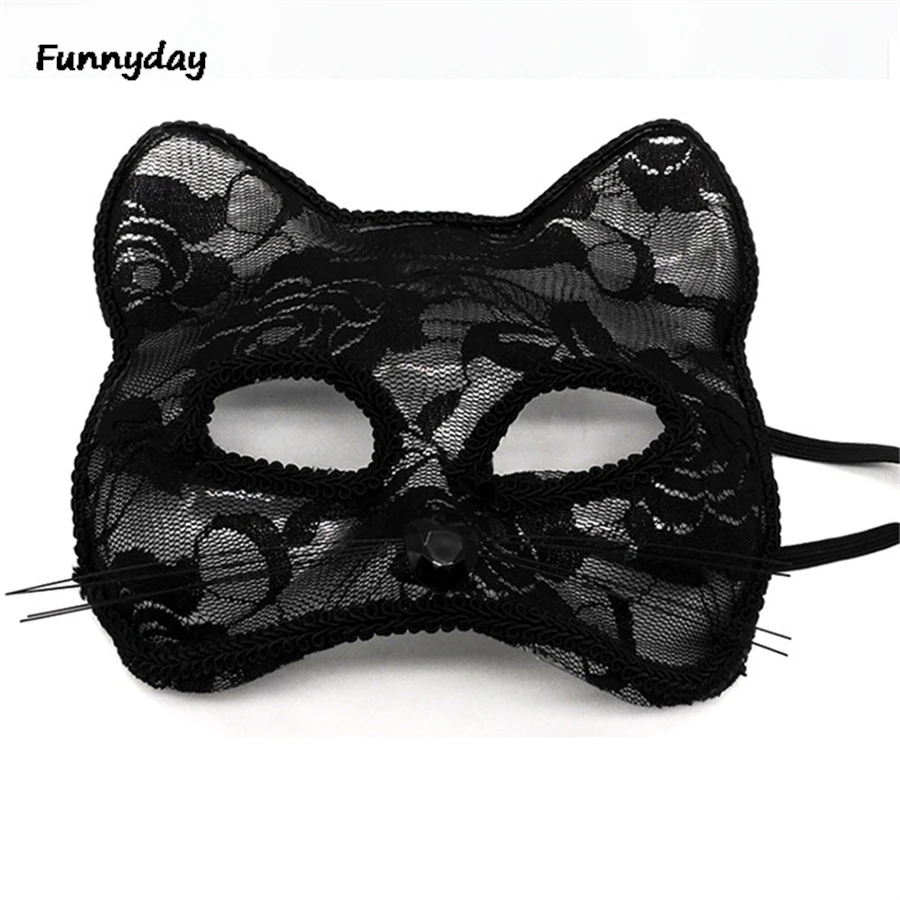 المثيرة الدانتيل القط قناع هالوين تأثيري مثير قناع عين ل حفلة تنكرية يمزح أدوات الجنس لعب للنساء الأزواج لعبة الكبار #1