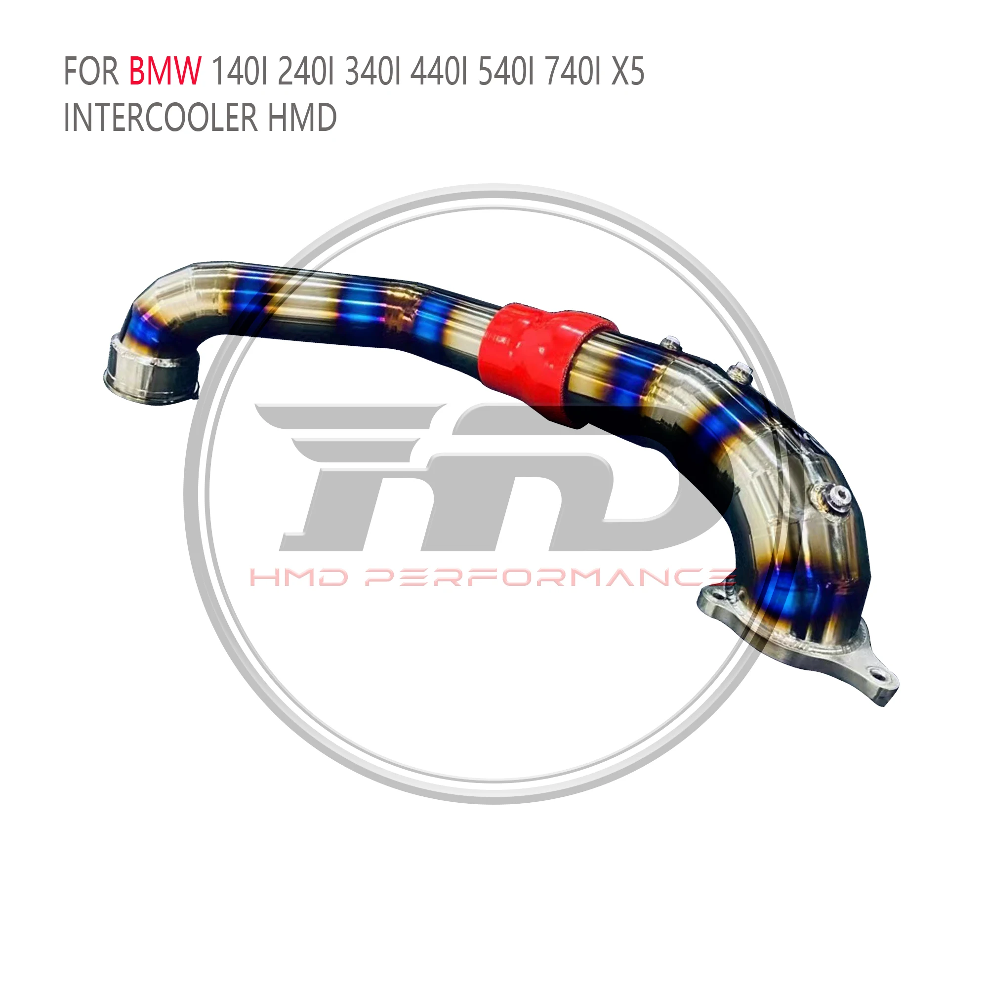 

﻿ HMD Exhaust System High Flow Performance Intercooler For BMW 140I 240I 340I 440I 540I 740I X5 Titanium Turbo Pipe