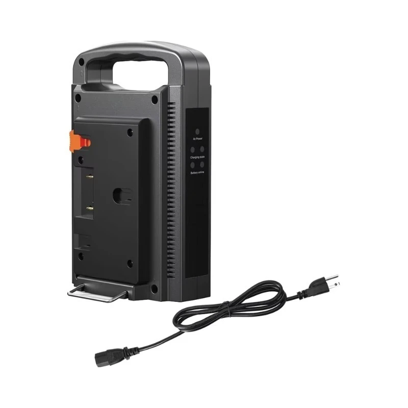 Dual‑Channel Camera Battery Charger LED Indicator Light Portable for Replacement Batteries Photography Accessory