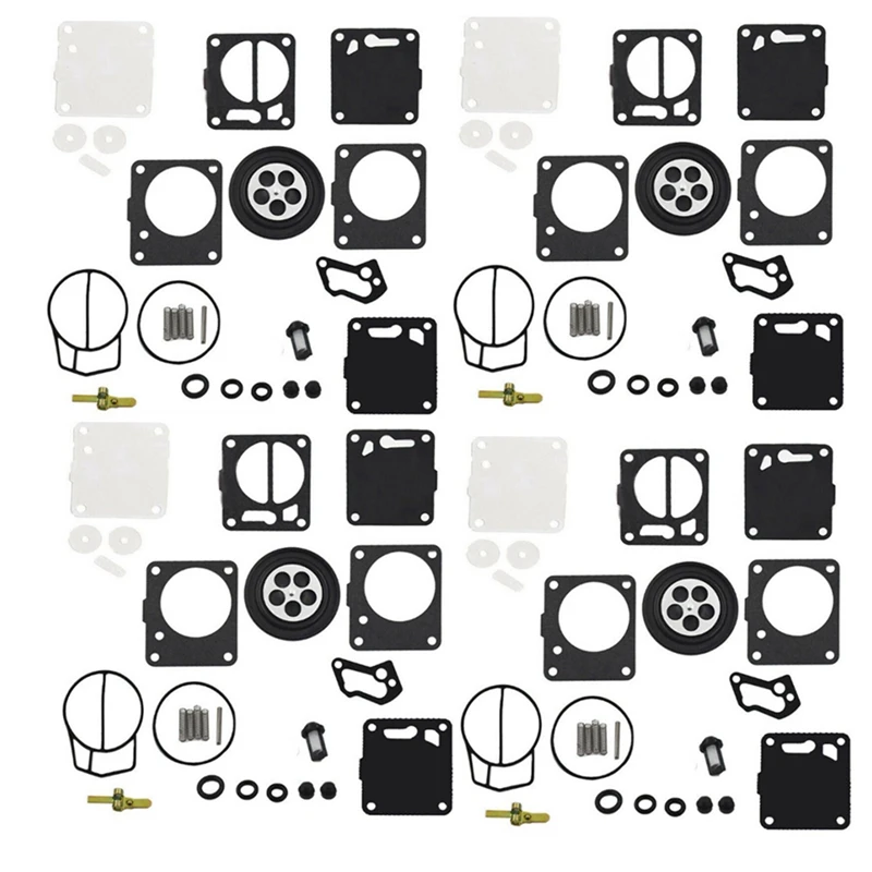 4X Carburetor Rebuild Kit Carburetor Raider Xl700 700 For Yamaha 650 701 760 1100 1200