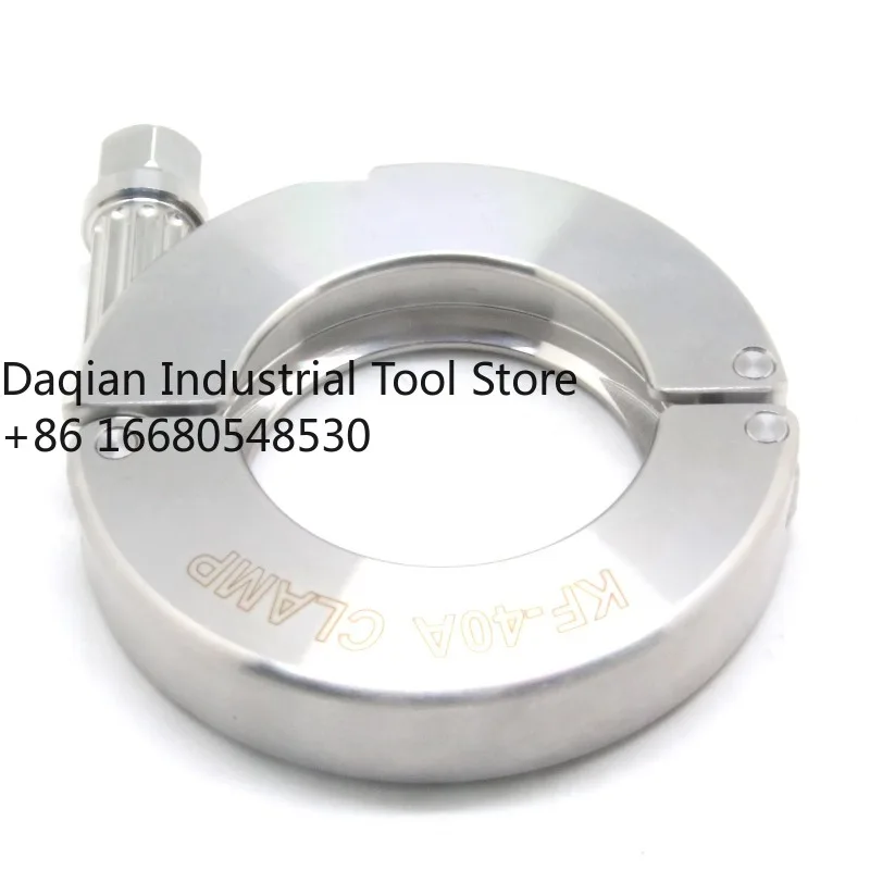 

Ta3Spot Goods Stainless Steel SS304 KF Machined Clamp High Tension NW25/NW40 Vacuum Clamp Nut KF16-KF50 Clamp Pipe Fitting