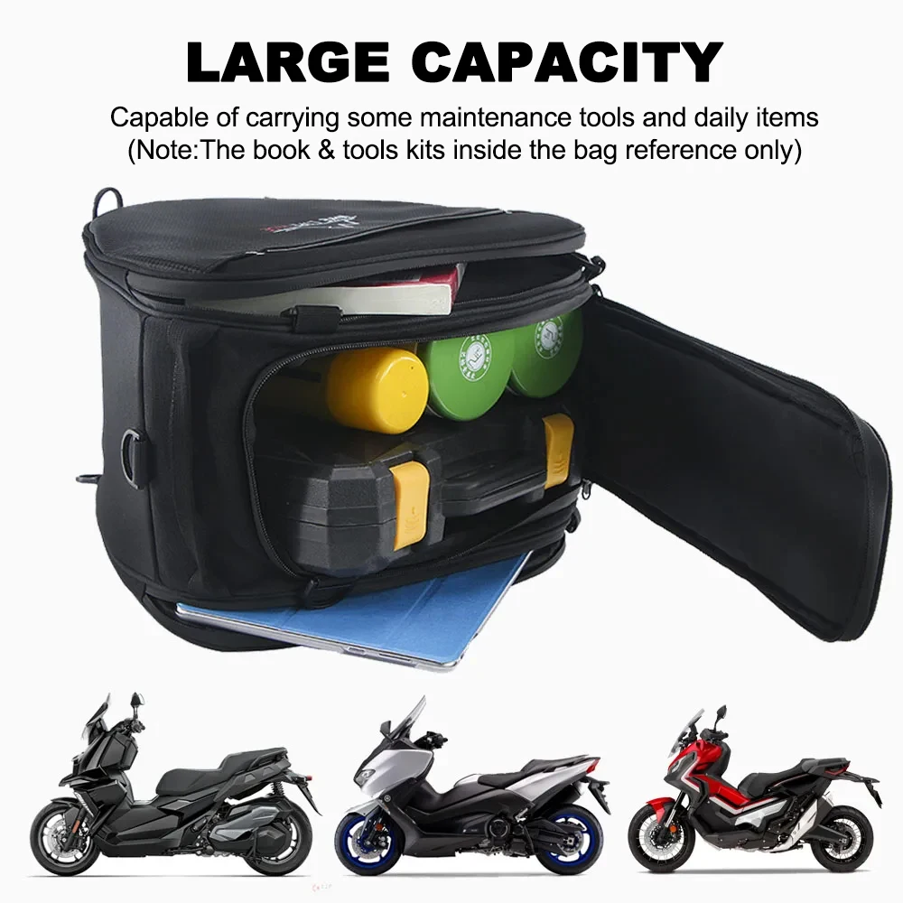 Motorcycle Scooter Storage Bag Tank Toolbag For BMW C400GT For Honda XADV750 ADV150 Outdoor Luggage Saddlebag Rider Shoulder Bag - Image 3