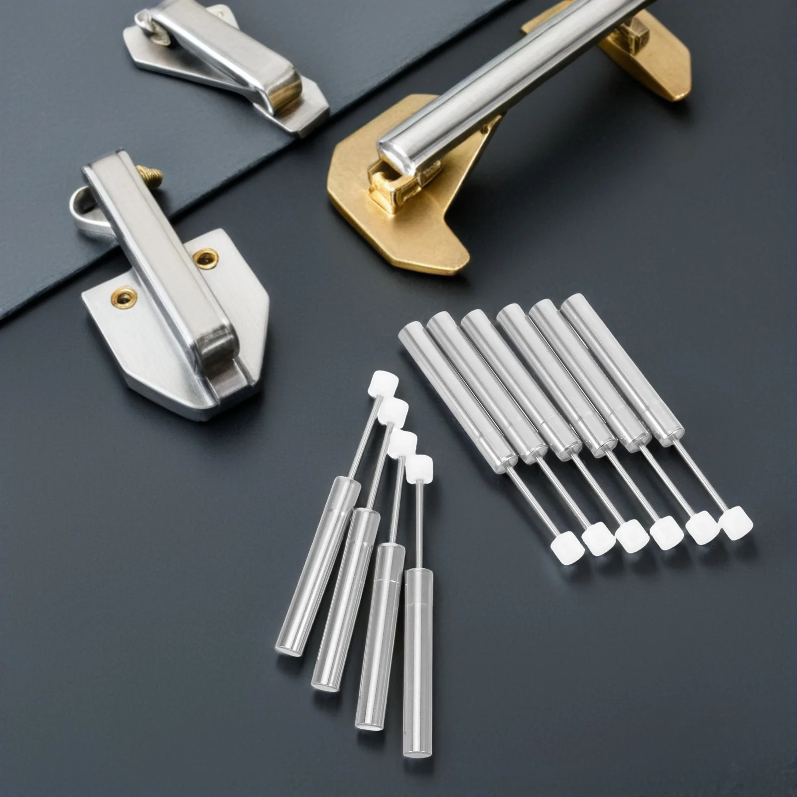 

10pcs Trash Can Damper Hydraulic Soft Close 3.22 X 0.31 Inch For Kitchen Bathroom Rubbish Bin Replacement Parts Damping