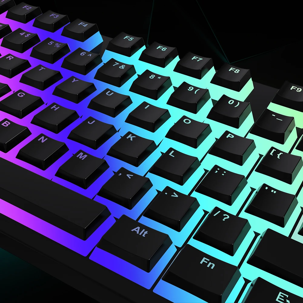 Nasadki na klawisze PBT 119 klawiszy Zestaw profili OEM Niestandardowe nasadki na klawisze Pudding Keycap do przełącznika mechanicznego MX