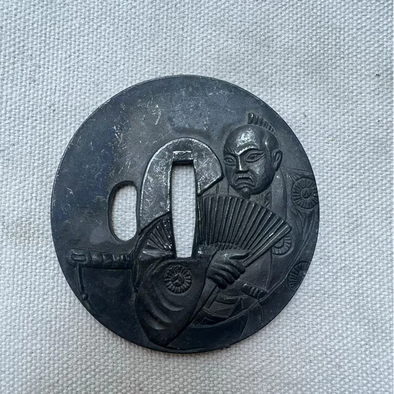 Tsuba Sword, Hand Guard, Zinc Alloy Material Black Plated, Brand New, Suitable to Japanese Sword Katana,More Options
