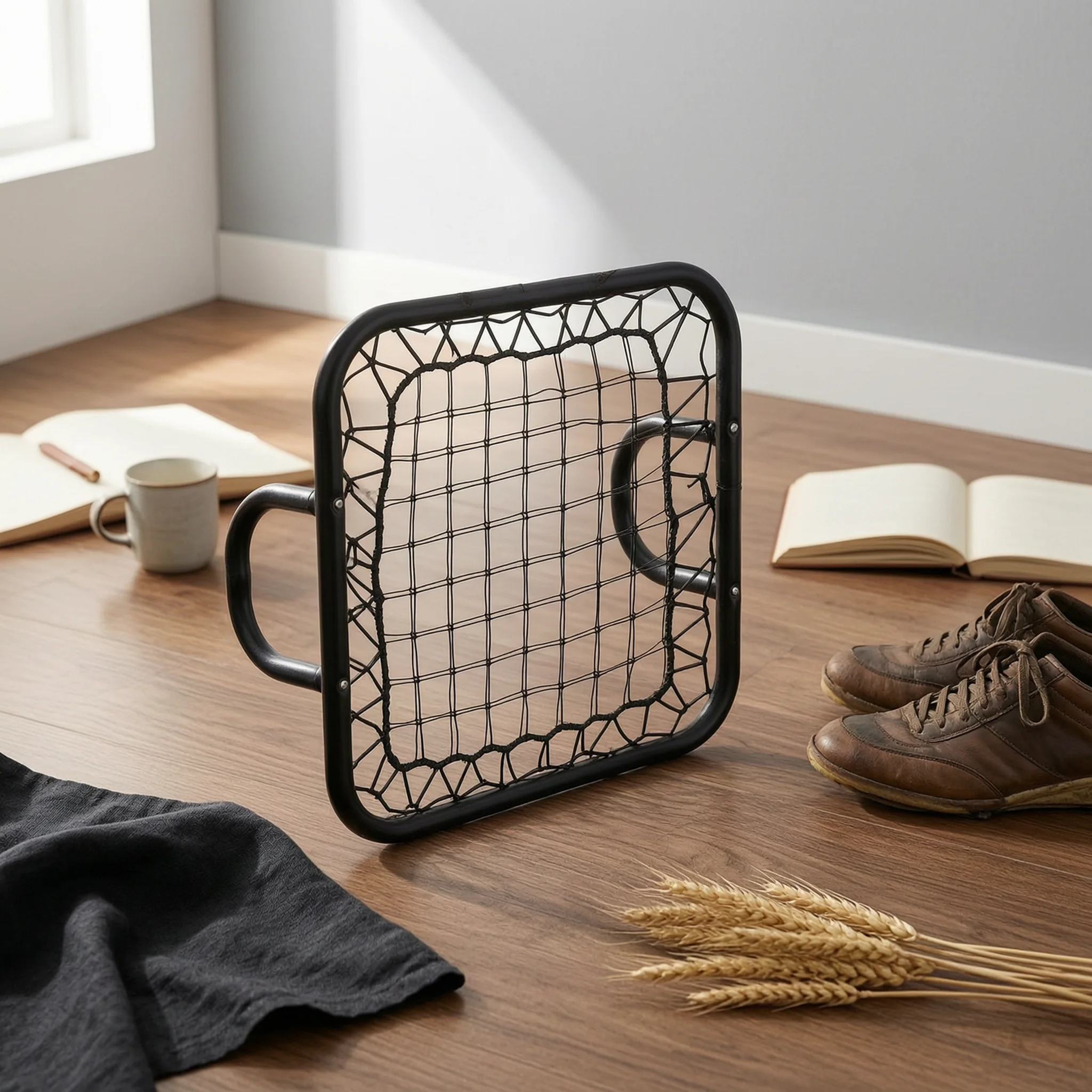 Équipement d'entraînement à rebond rapide, filet de rebond portable pour une pratique sportive ciblée et le développement des compétences de gardien de but sur le terrain ou à domicile