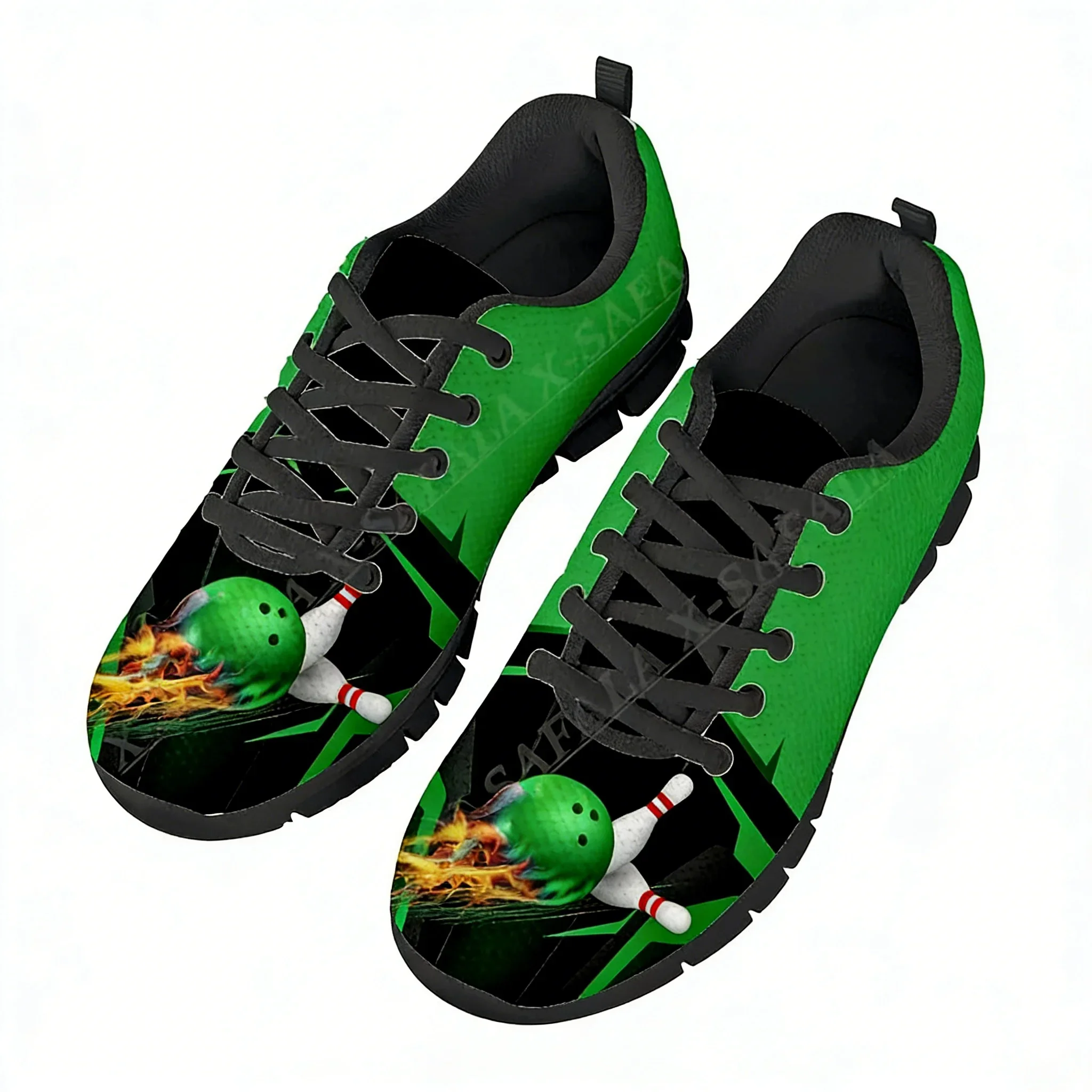 

Мужские повседневные кроссовки с принтом клуба боулеров, дышащие легкие сетчатые кроссовки на шнуровке, спортивная обувь для мужчин и женщин-1